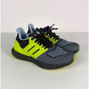 Adidas Ultradream DNA Kids Size 5 Black Neon Running Shoes Sneakers NWOT